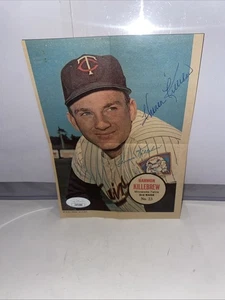 1967 Topps Pin Up Harmon Killebrew #23 Autographed JSA COA - Picture 1 of 4