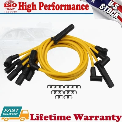 For 96-07 Chevrolet GMC Jimmy Safari 4.3L V6 8mm Racing Spark Plug Wires Upgrade - Image 1 of 4