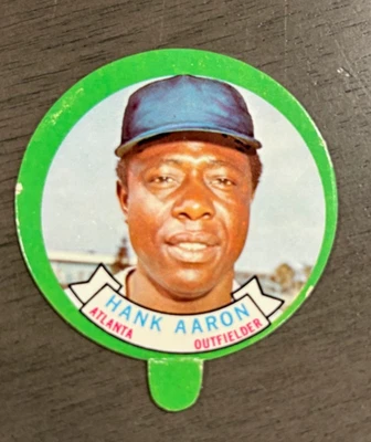 Tapa de caramelo Topps 1973 Hank Aaron Foto 1 de 2