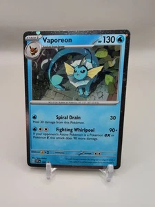 Vaporeon 168 Cosmos Holo Prismatic Evolutions Promo Pokémon Card - Picture 1 of 6