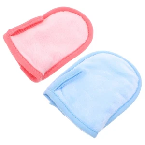 2 piezas guantes de lavado toallitas faciales simples exfoliante exfoliante facial - Imagen 1 de 12