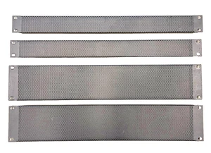 VARIETY PACK Middle Atlantic 2x VTF1 2x VTF2 1U 2U Fine 25% Perforated 19" Cover - Picture 1 of 2