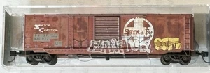 N Scale MTL, BNSF ex-ATSF 50' Weathered Box Car w/Plug Door. BNSF #935027 - Picture 1 of 8