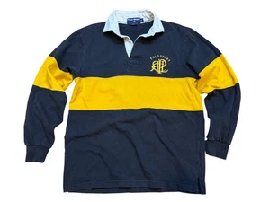 Vintage 90s Polo Sport Ralph Lauren Scribble Rugby Shirt Fit Small - Picture 1 of 8