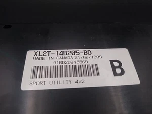 1998-2001 Ford Explorer 2WD 5.0L Multifunction GEM Control Module YL2T-14B205-BD - Picture 1 of 8