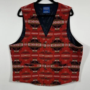 Pendleton High Grade Western Wear The Chief Joseph Pattern Wool Vest Men Size XL - Picture 1 of 9