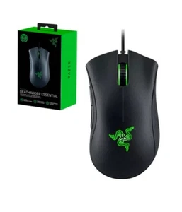 Razer DeathAdder Essential 5 Programmable Buttons Ergonomic Wired Gaming Mouse - Picture 1 of 3
