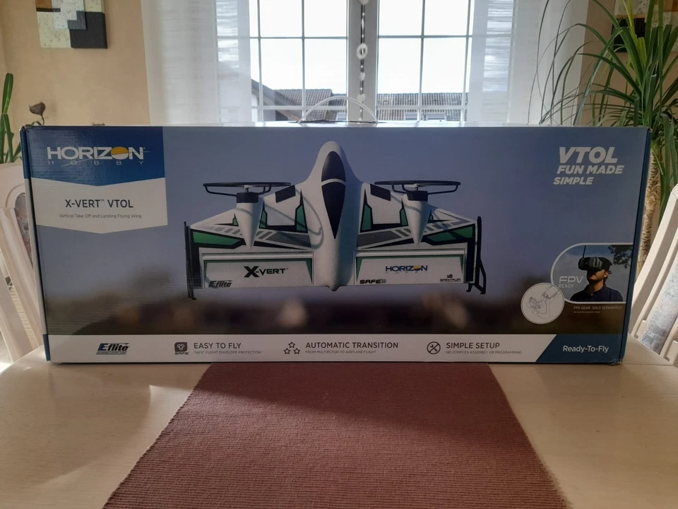 Rarität  Horizon E-flite X-Vert VTOL Senkrechtstarter neu - Bild 1 von 4