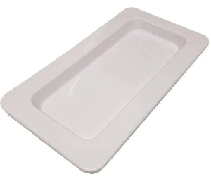 1/3 Gastro Tablett Servierschale weiß Melamin Dalebrook rechteckig 13" x 7" Packung 6 - Bild 1 von 5