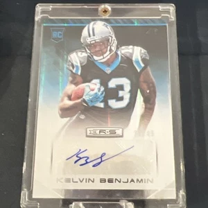 2014 Rookies & Stars Longevity Silver  /49Kelvin Benjamin Rookie Auto RC #157 - Picture 1 of 5