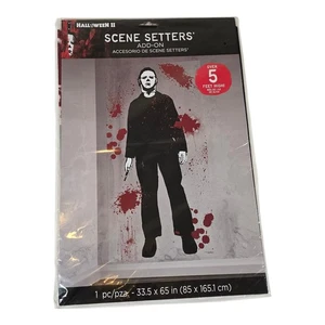 NEW Halloween II Michael Myers Scene Setter 33.5" x 65" - High-Quality Decor - Picture 1 of 5