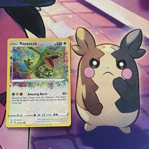 Pokemon TCG Rayquaza 138/185 Amazing Rare SWSH04: Vivid Voltage NM - Bild 1 von 7