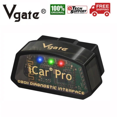 Adaptador Vgate iCar Pro Bluetooth/WIFI OBD2 Escáner de Diagnóstico Herramienta Lector de Código Foto 1 de 4