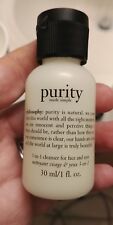 Philosophy Purity Made Simple Cleanser 3 In 1 For Face And Eyes 1 oz Sealed