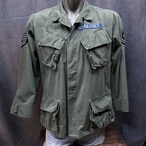 Vietnam Air Force Jungle Jacket Army Vintage W/ Patches - Picture 1 of 7