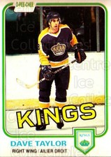 1981-82 O-Pee-Chee #143 Dave Taylor