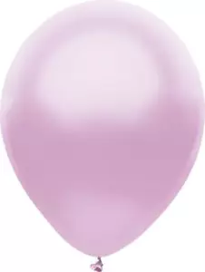 PartyMate 71999 Solid Color 5" Round Latex Balloons, 50-Count, Silk Lilac - Picture 1 of 1