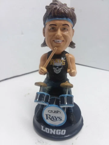 2014 TB Rays Longo bubblehead,  Evan Longoria playing drums Cover