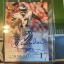 2001 Upper Deck NFL Legends Auto Harold Carmichael #HC Auto HOF