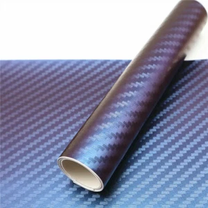 2 CHAMELEON CARBON FIBER Car Bowtie Emblem Overlay Sheets Vinyl Decal Wrap - Bild 1 von 3