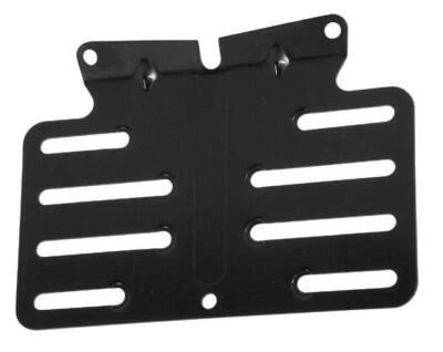 BLACK STEEL LICENSE PLATE BRACKET MOUNT fits HARLEY TOURING MODELS 09-UP #13127 - Image 1 of 3
