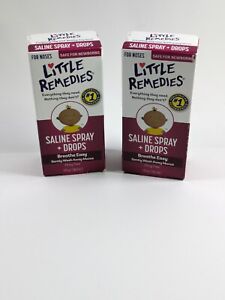 LOT OF 2 Little Remedies Spray Drops for Noses 1 oz - EXP 03/2025