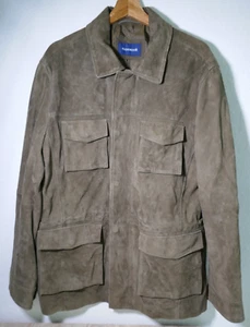 ❤️HIGHMOOR BY FRANKONIA BRAUNE LEDERJACKE ZIEGENLEDER VELOURS GRÖßE 56 UNGETRAGE - Bild 1 von 16