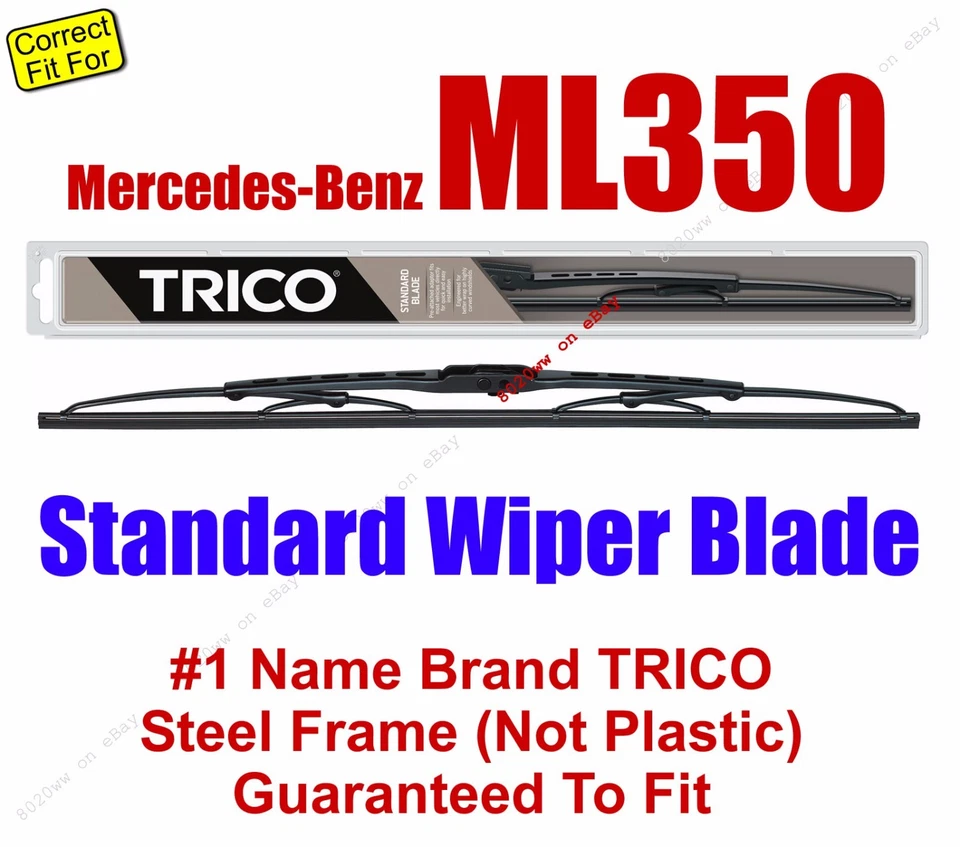 Escobilla limpiaparabrisas grado estándar ajuste 2003-2005 Mercedes-Benz ML350 (cantidad 1) - 30221 Foto 1 de 1