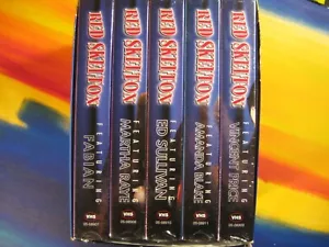 Red Skelton Feat Special Guests Vincent Price Martha Raye Etc 5 VHS Tape Box Set - Picture 1 of 5