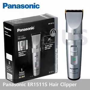 PANASONIC ER1511S Professional Reusable Cordless Hair Clippers Trimmer ER-1511S_ - Picture 1 of 11
