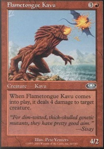 MTG - Flametongue Kavu - Planeshift - NM, English Magic FLAT RATE SHIP - Image 1 of 1