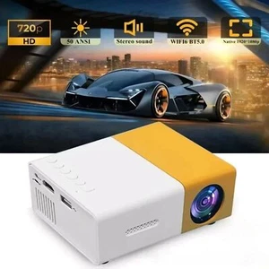 Mini Portable Projector 1080P HD Video Home Theater Home Cinema Phone Projector - Picture 1 of 15