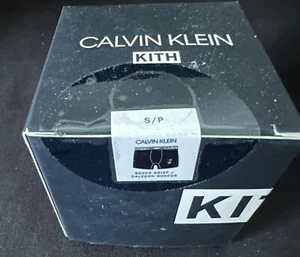 Calvin Klein x Kith Stretch Boxer Brief Blue Grey Mens Size Small New Rare - Picture 1 of 1