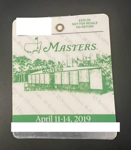 2019 Masters Distintivo Tiger Woods Champion - Foto 1 di 1