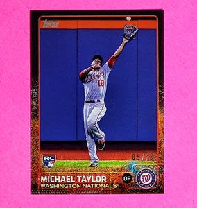 2015 Topps Mini -Michael A Taylor #132 - Black Border SSP #d/10 - Rookie RC - Picture 1 of 2