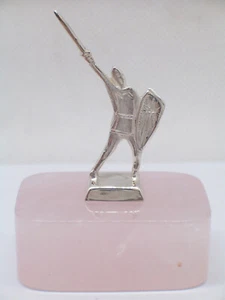Alberto Kelche Wein Giussano aus Silber 925 Auf Quarz Pink - Figur Pietra Zäh - Picture 1 of 5