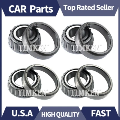 Juego de 4 cojinetes de rueda delantera y carreras Timken para Alfa Romeo Alfetta 1975-1975 Foto 1 de 4