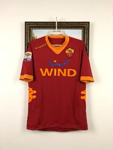 Roma Home football shirt 2011 Soccer Kappa Jersey #10 Totti Maglia Mens Size L - Picture 1 of 15
