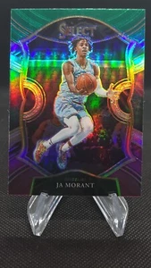 2020-21 Select Basketball Ja Morant Concourse Green White Purple Prizm #60 - Picture 1 of 2