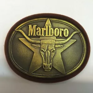 Marlboro Belt Buckle, SOLID PHILP MORRIS, INC. 1987, Exultant Condition - Picture 1 of 7