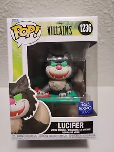 FUNKO POP DISNEY VILLAINS LUCIFER # 1236 D23 EXPO 2022 Cat Cinderella Series - Picture 1 of 9