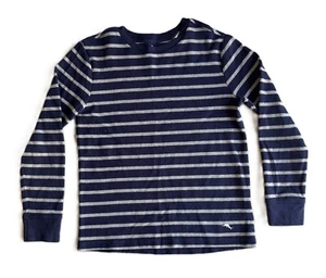 Tommy Bahama Long Sleeve T Shirt Boys M Casual Blue Striped Lightweight Outdoor - Picture 1 of 11