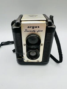Argus Argoflex Seventy-Five SLR 75mm Bakelite TLR Lumar Lens 620 Film Untested - Picture 1 of 6