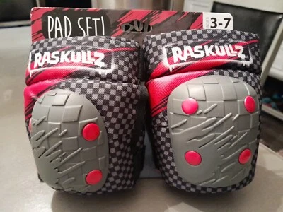 Raskullz Knees & Elbows Pad Set Ages 3-7 Brand New - Image 1 of 3