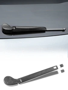 For BYD Yuan Plus Carbon Fiber Pattern Rear Window Wiper Cover Decoration - Picture 1 of 3