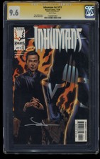 Inhumans (1998) #11 CGC NM+ 9.6 White Pages SS Signed Jae Lee!