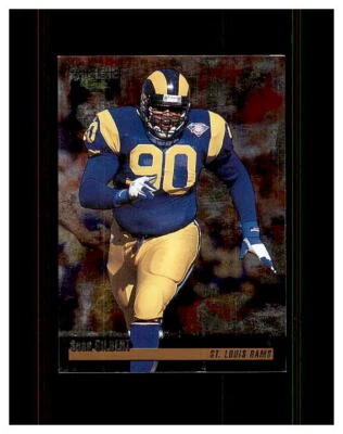1995 Pro Line Silver St. Louis Rams Football Card #290 Sean Gilbert - Image 1 of 2