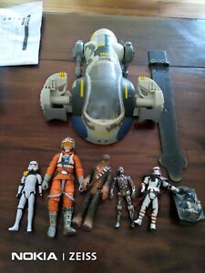 Star Wars SLAVE I + FIGURES Ezra Bridger Chewbacca C3PO Arc & Storm Troopers LOT