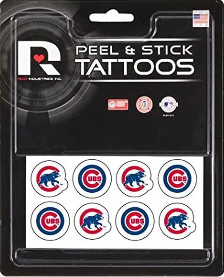 Juego de tatuajes de 8 piezas Cubs-10553 Foto 1 de 1