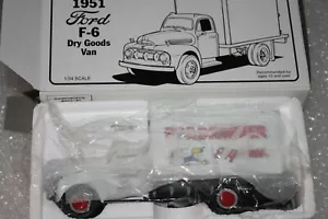 1ST GEAR DIECAST 1951 FORD F-6 DRY GOODS VAN ROADRUNNER EXPRESS 1:34 SCALE TRUCK - Picture 1 of 2
